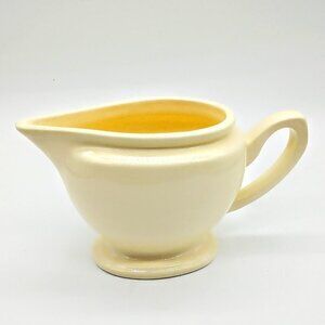 Vintage Thomas O'Brien Clair Pale Yellow Ceramic Creamer